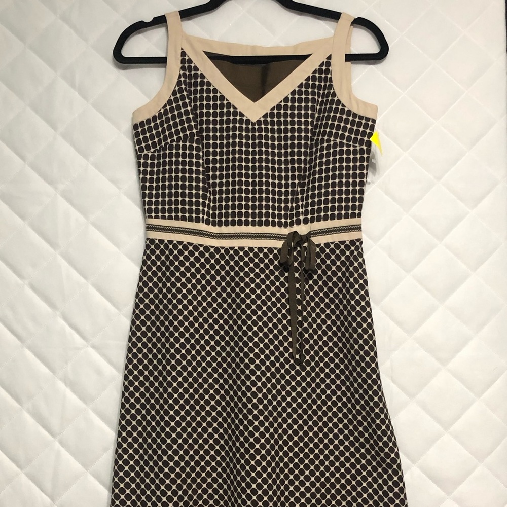 Modest Patterned A-Line Dress